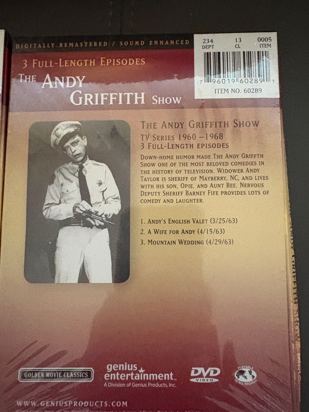 Five DVD Collection for the Nostalgic TV Viewer-Popular TV Shows from the Past - Picture 5 of 9